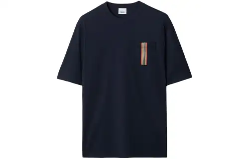 Burberry SS24 T Shirt Men's Marine Blue