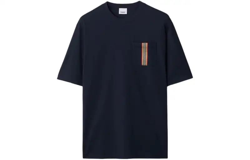 Burberry SS24 T Shirt Men's Marine Blue