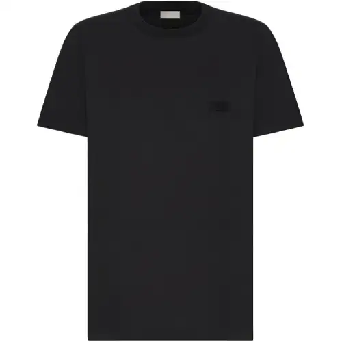 Dior Logo Embroidered Crewneck T-Shirt