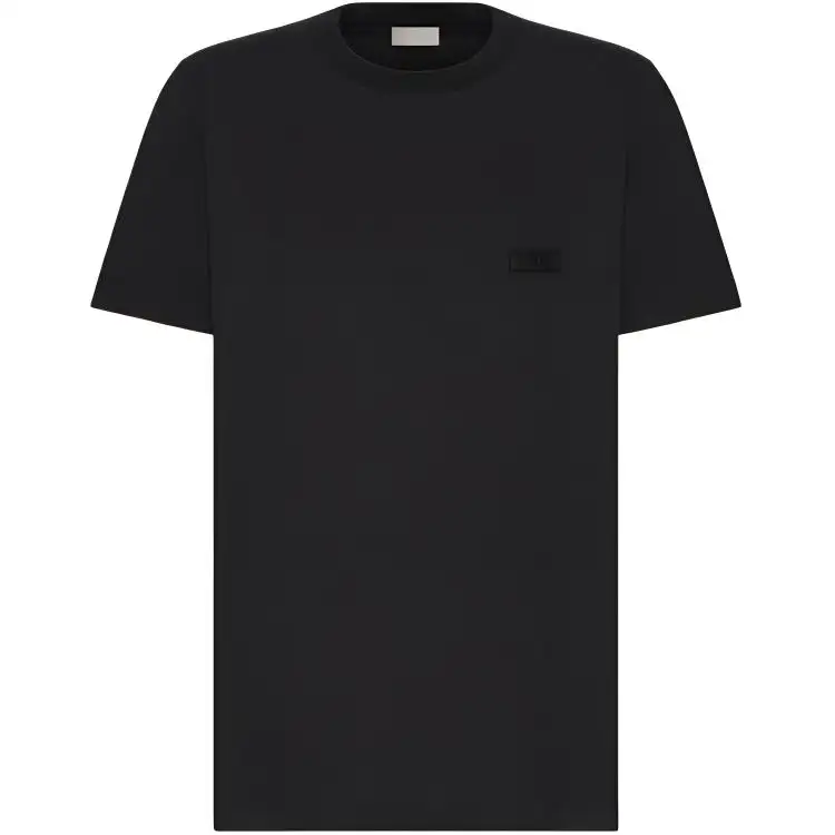 Dior Logo Embroidered Crewneck T-Shirt