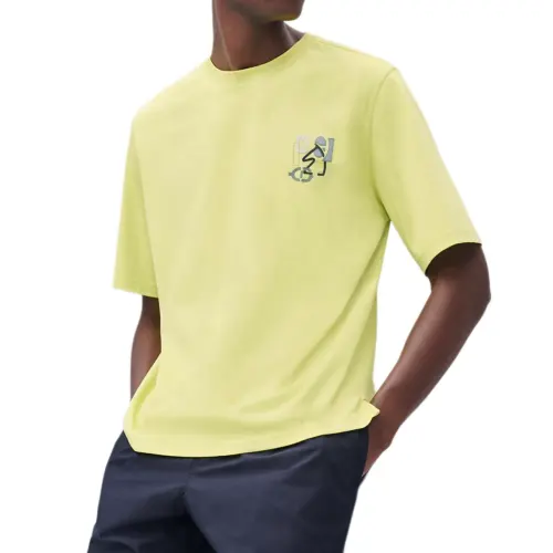 HERMES T Shirt Men's Light Yellow