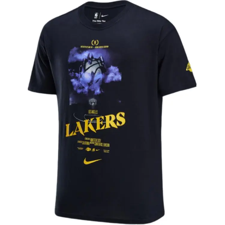 Nike x NBA CourtsideLos Angeles Lakers T Shirt Men's Black