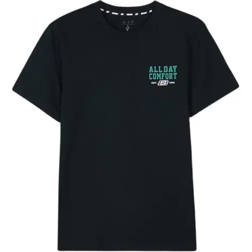 Skechers T Shirt Men's Carbon Black