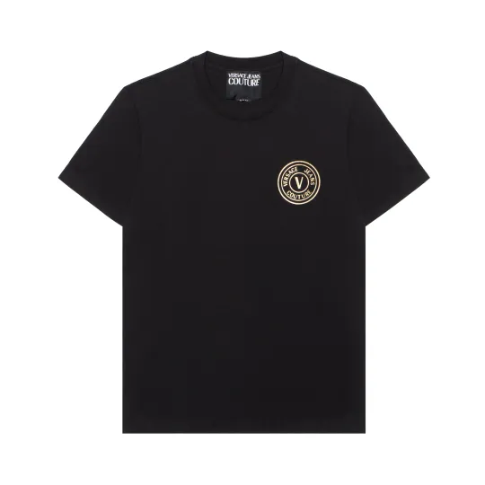VERSACE JEANS Logo-Printed Crewneck T-Shirt