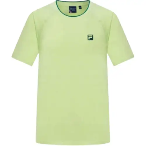 FILA T Shirts Unisex Green Crew Neck
