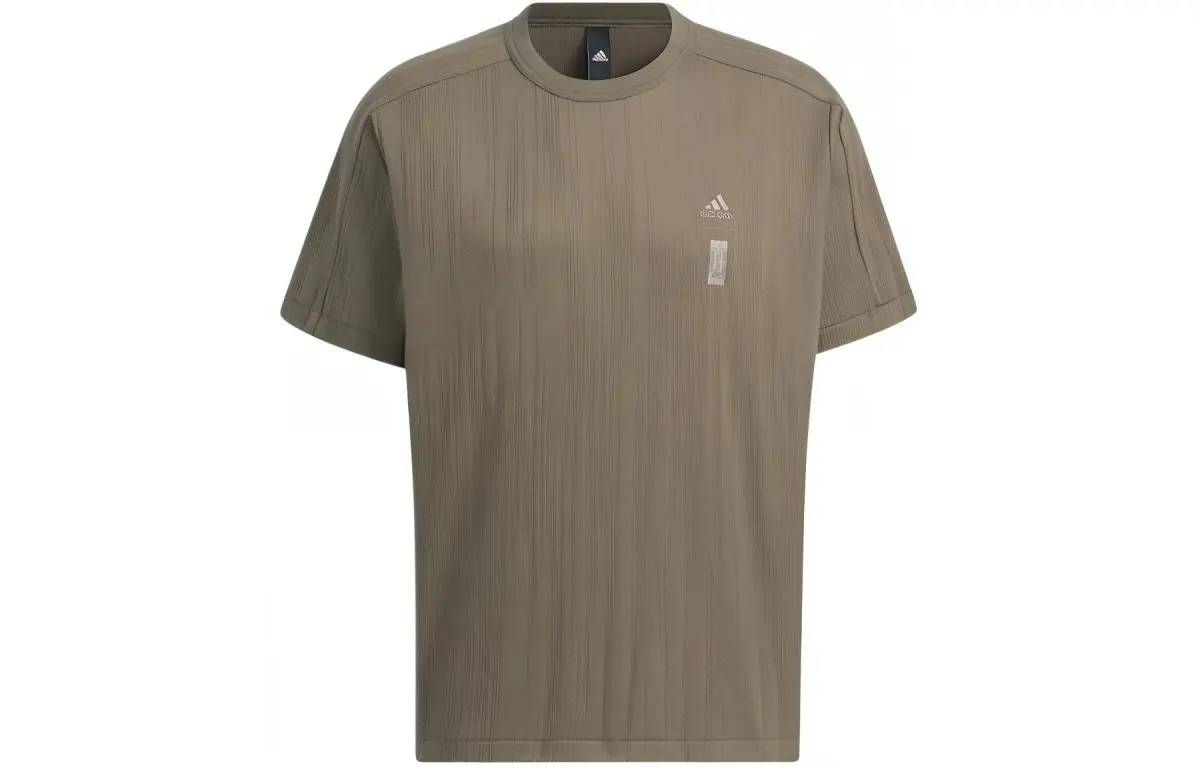 Adidas SS24 T Shirt Men's Dark Olive Green