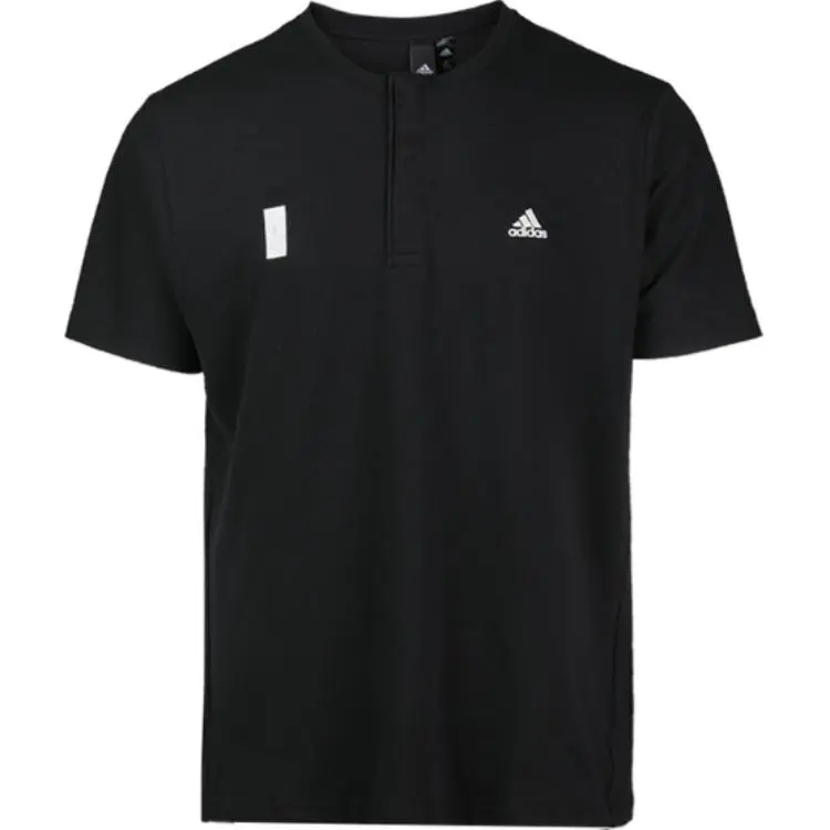 Adidas T-Shirts Men's Black Crew Neck Moderate