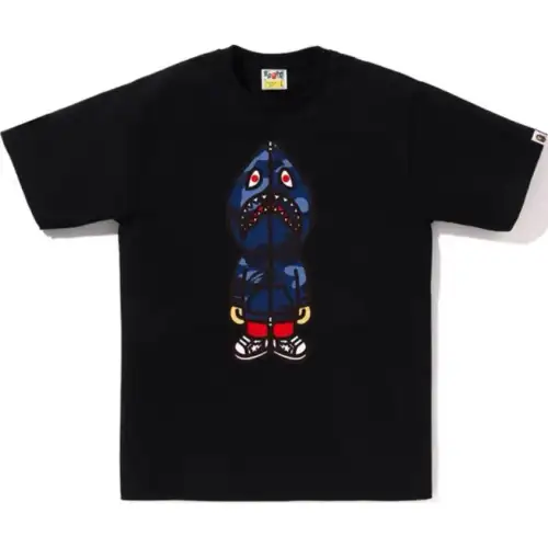 Bape Color Camo Classic Milo Shark Tee