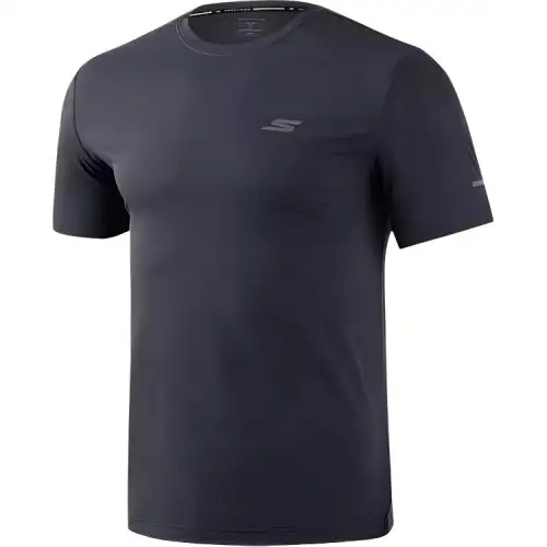 Skechers T Shirt Men's Carbon Black