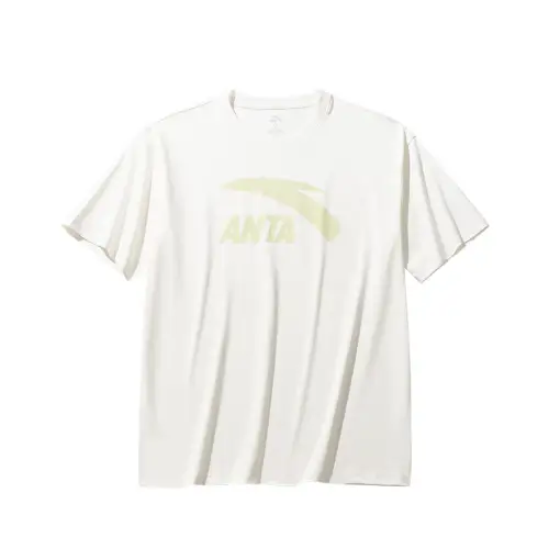 Anta Life Collection T Shirt Unisex Ivory White