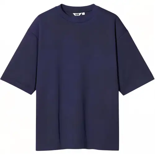 UNIQLO T Shirt Unisex Navy Blue