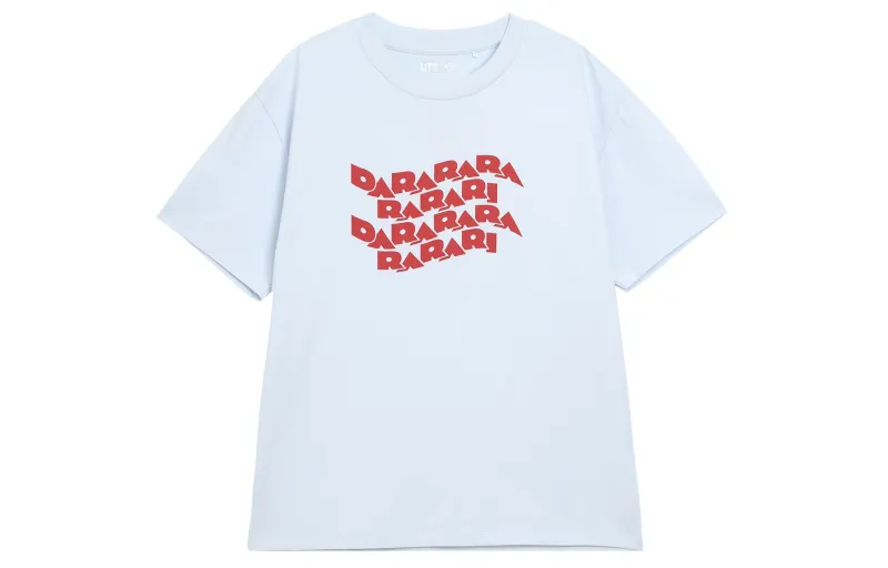 UNIQLO x TREASURE T Shirt Unisex Light Blue