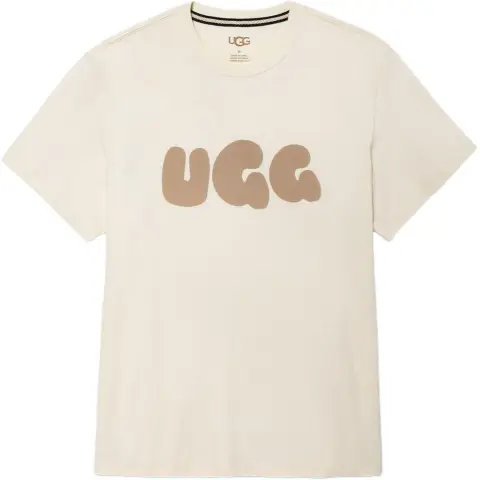 UGG T-Shirts Men's Ivory Crew Neck Moderate
