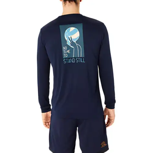 Asics Regular T Shirt Unisex Blue