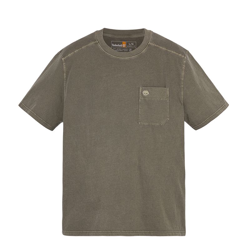 Мужская футболка Timberland SS25 Tee (армейский зеленый)