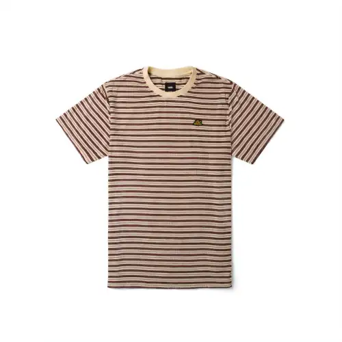 Vans TEE SS T Shirt Men's White Red