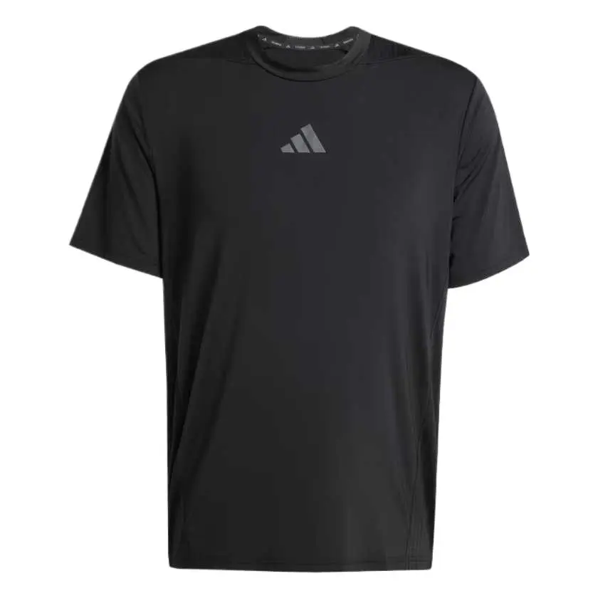 Adidas T-Shirts Men's Black Crew Neck Thin