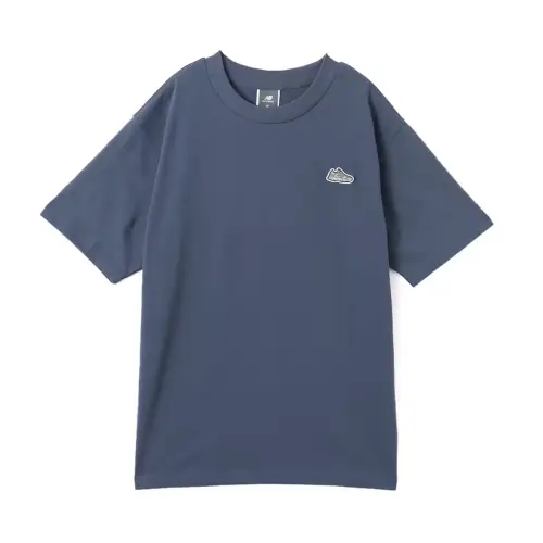 New Balance NB Athletics SS25 9060 Grey Day T Shirt Men's Vintage Indigo