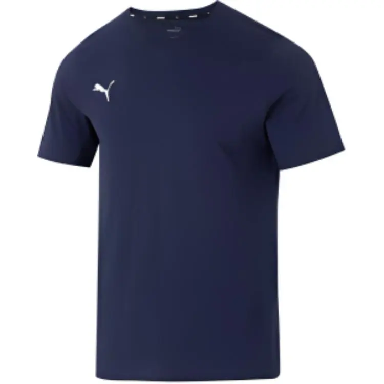 PUMA T-Shirts Men's Blue Crew Neck Moderate