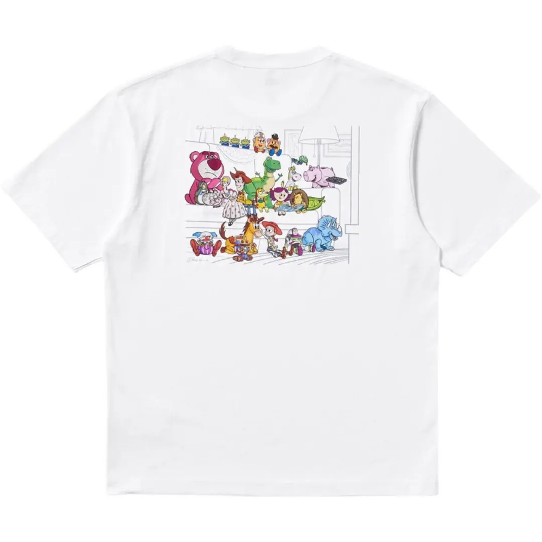 UNIQLO x PIKESI,LIANMINGKUAN SS25 T Shirt Unisex White