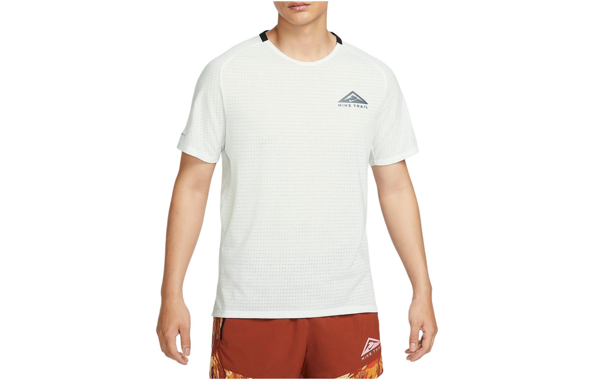 Nike Running T Shirt Men’s Mountain Peak White