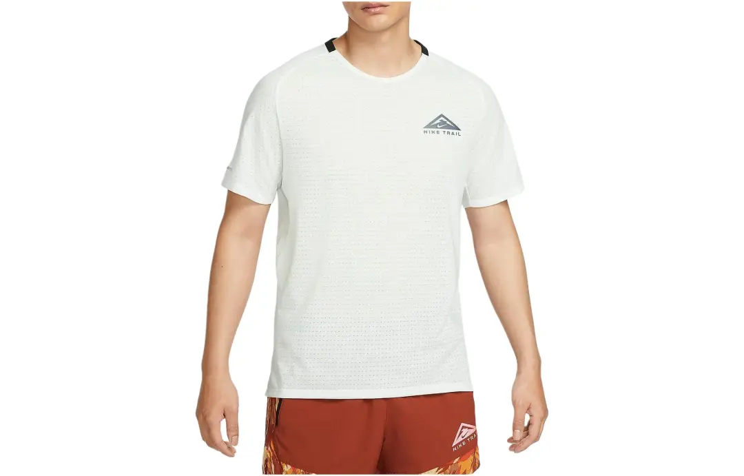 Nike Running T Shirt Men's Mountain Peak White