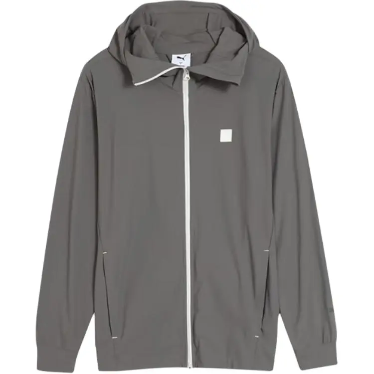 PUMA Jackets Men's Dark Gray Hooded Moderate Other