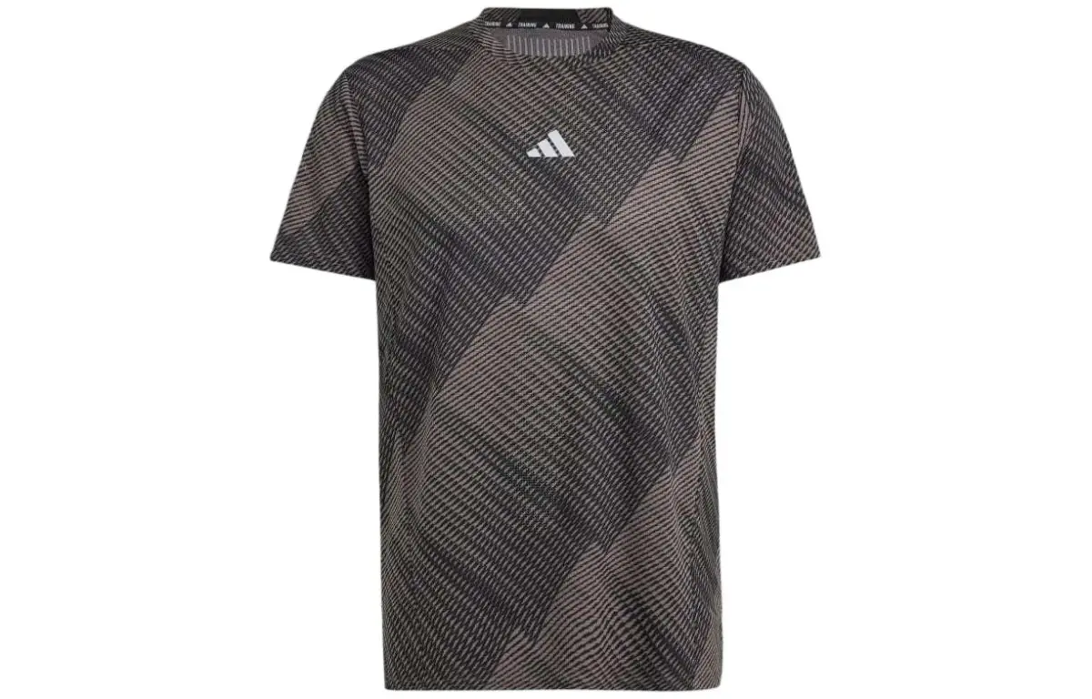 Adidas T-Shirts Men's Gray Crew Neck Moderate