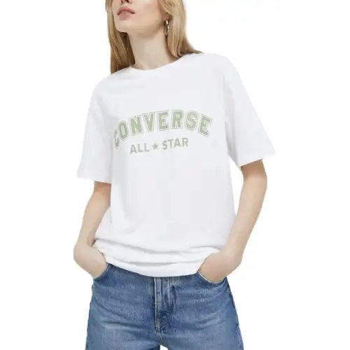 Converse T Shirts Unisex White Crew Neck