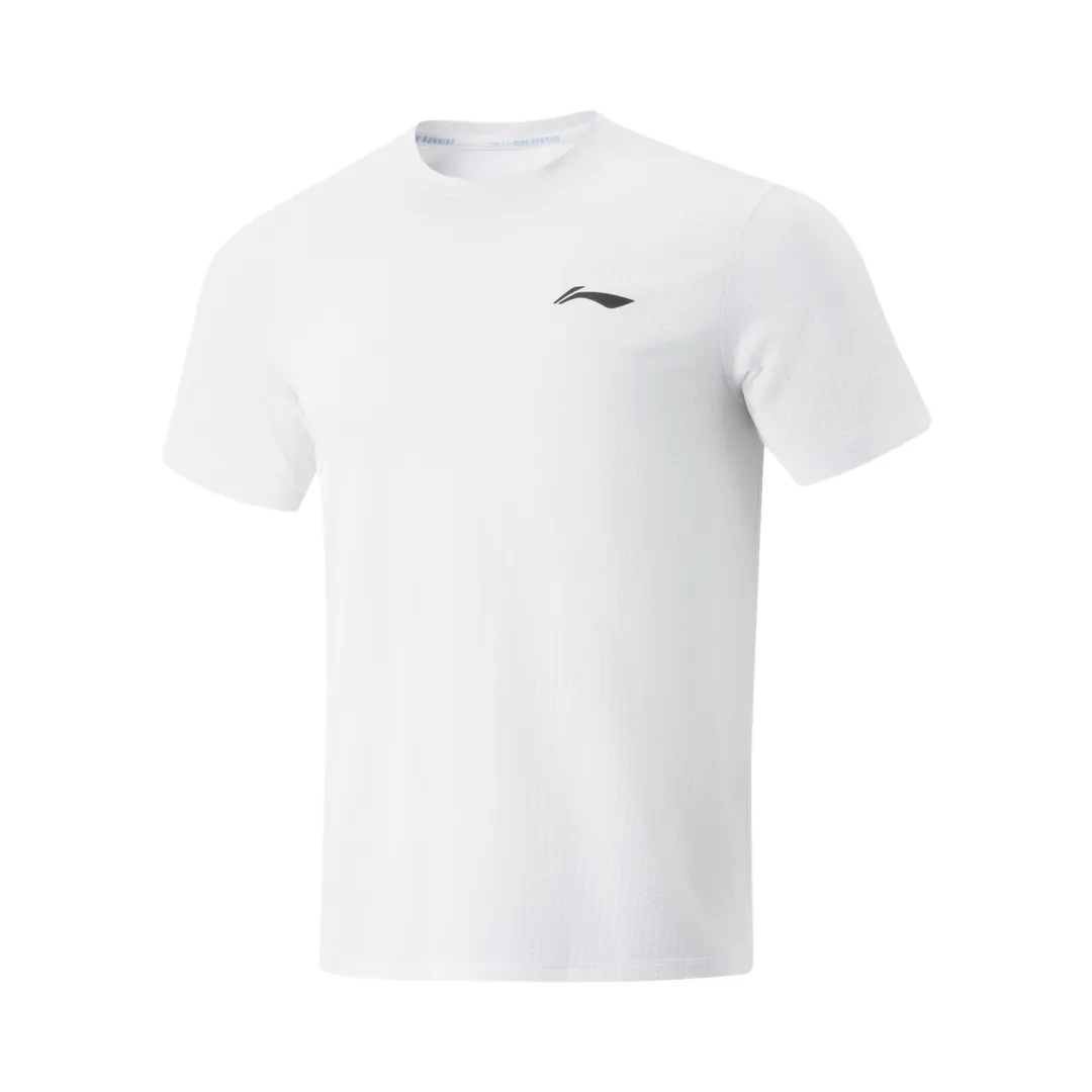 Li Ning Running Collection Running T Shirt Men's Standard White