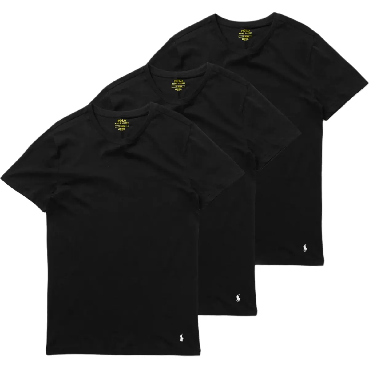 Polo Ralph Lauren Logo Embroidered Crewneck Three Pack T Shirts