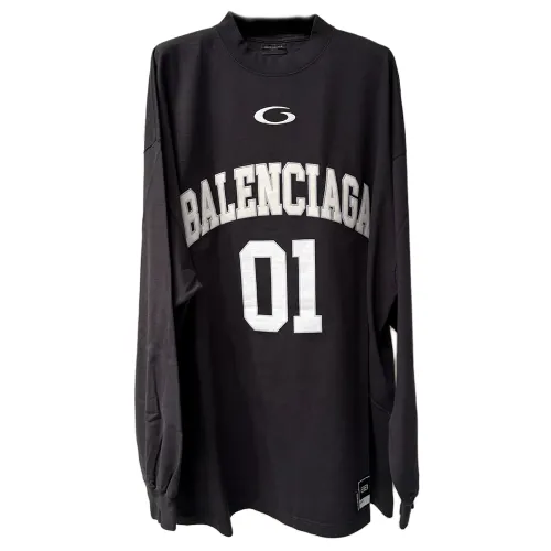 Balenciaga SS25 T Shirt Loose Fit Men's Black