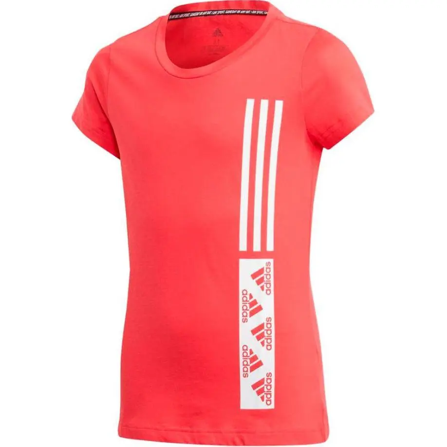 Adidas JG DMH T Shirt Unisex Core Pink/White