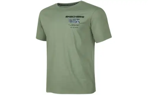 Skechers T Shirt Men's Umber Green
