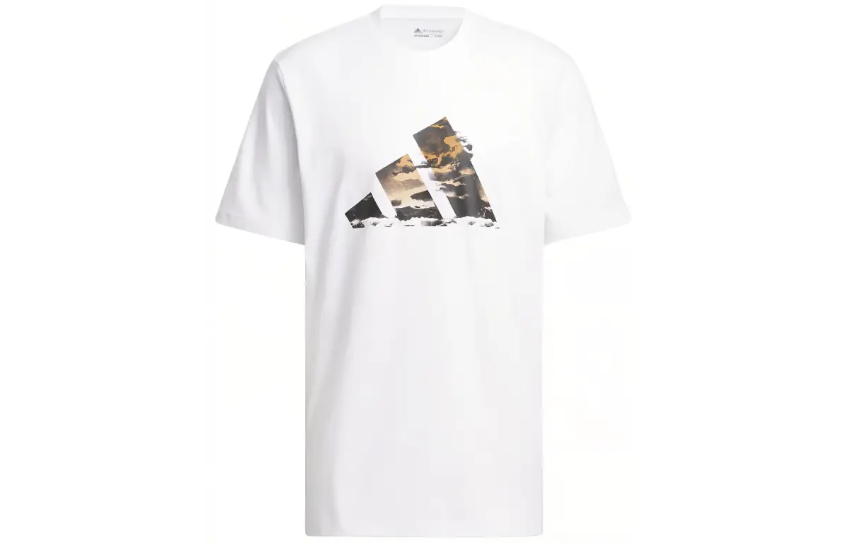 Adidas Blue Summer Logo Graphic Tee