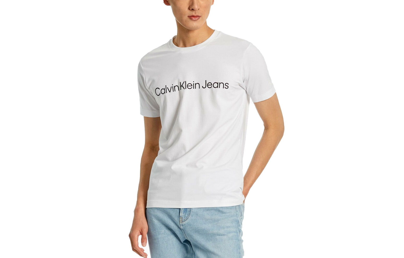 CALVIN KLEIN Jeans SS24 T Shirt Men's White