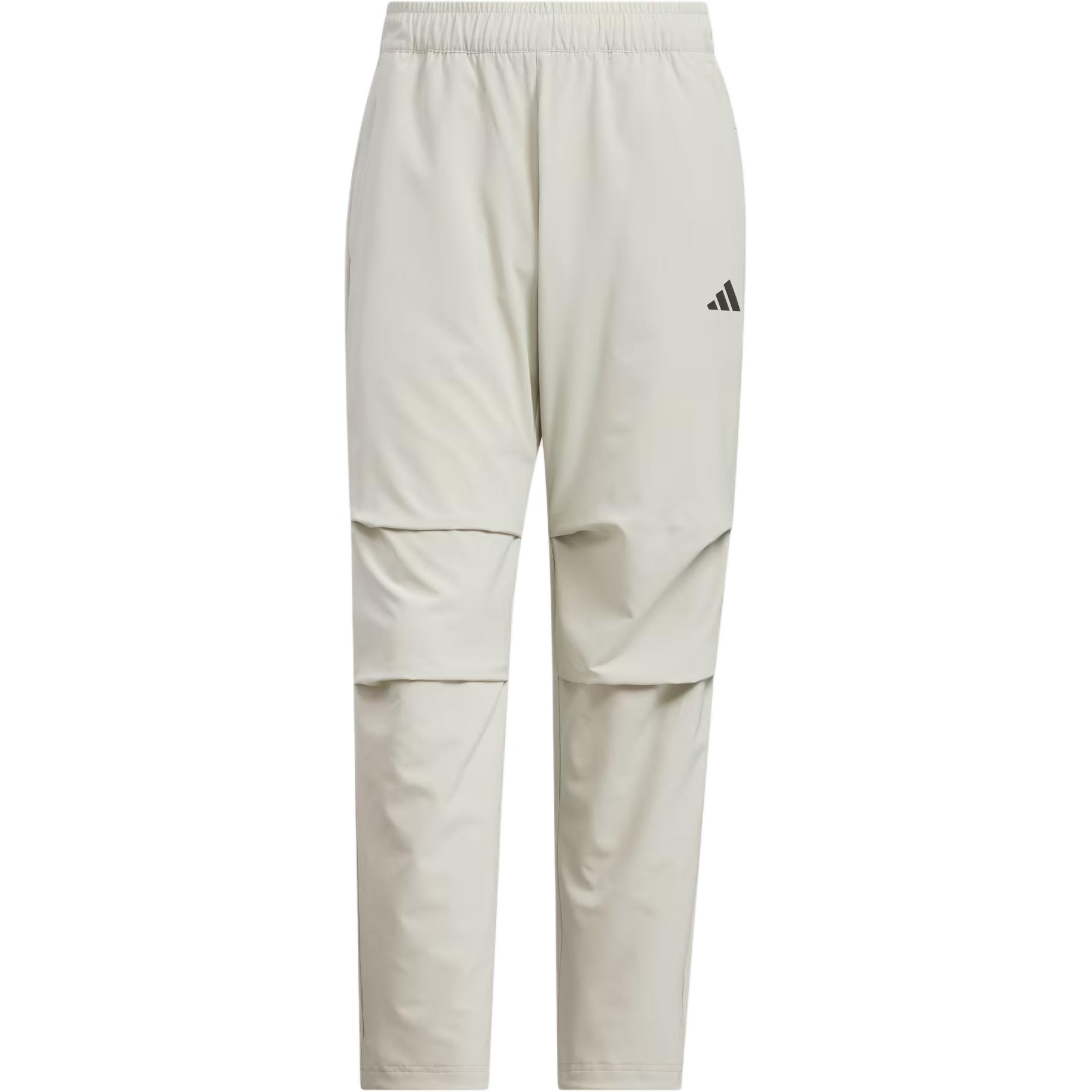 Adidas Climacool PARACHUTE moisture-absorbent, quick-drying and cool sun protection knitted sweatpants for men, light sesame gray