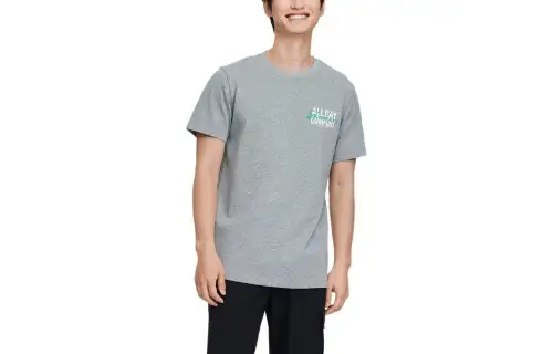 Skechers T Shirt Unisex Medium Heather Gray