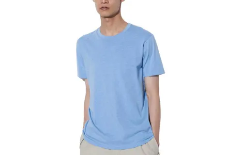 UNIQLO T Shirt Unisex Pink Blue