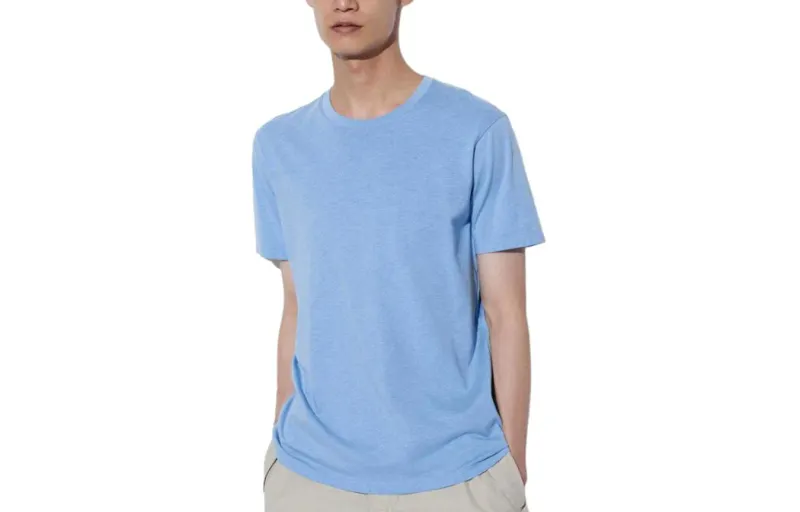 UNIQLO T Shirt Unisex Pink Blue