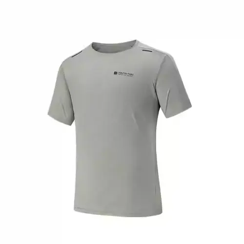 Anta Variety Training Collection T Shirt Men's Coffee Sepal Gray