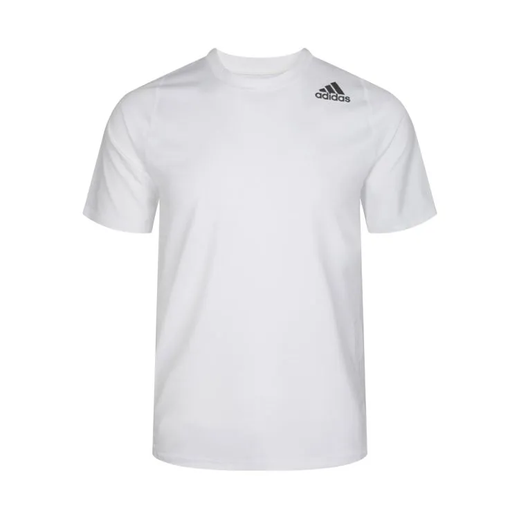 Adidas T-Shirts Men's White Crew Neck Moderate