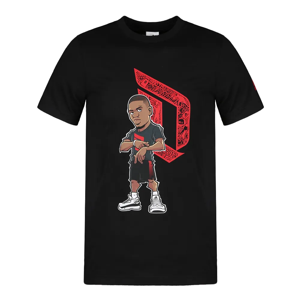 Adidas DAM GK UP T Shirt Men's Black