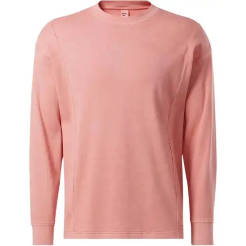 Reebok T Shirts Unisex Pink Crew Neck Moderate Straight Fit