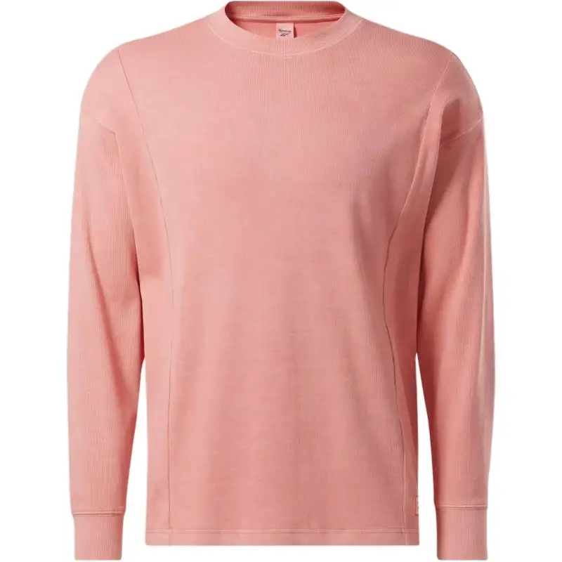 Reebok T Shirts Unisex Pink Crew Neck Moderate Straight Fit