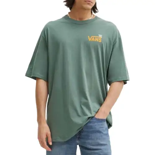 Vans T Shirts Men's Green Crew Neck