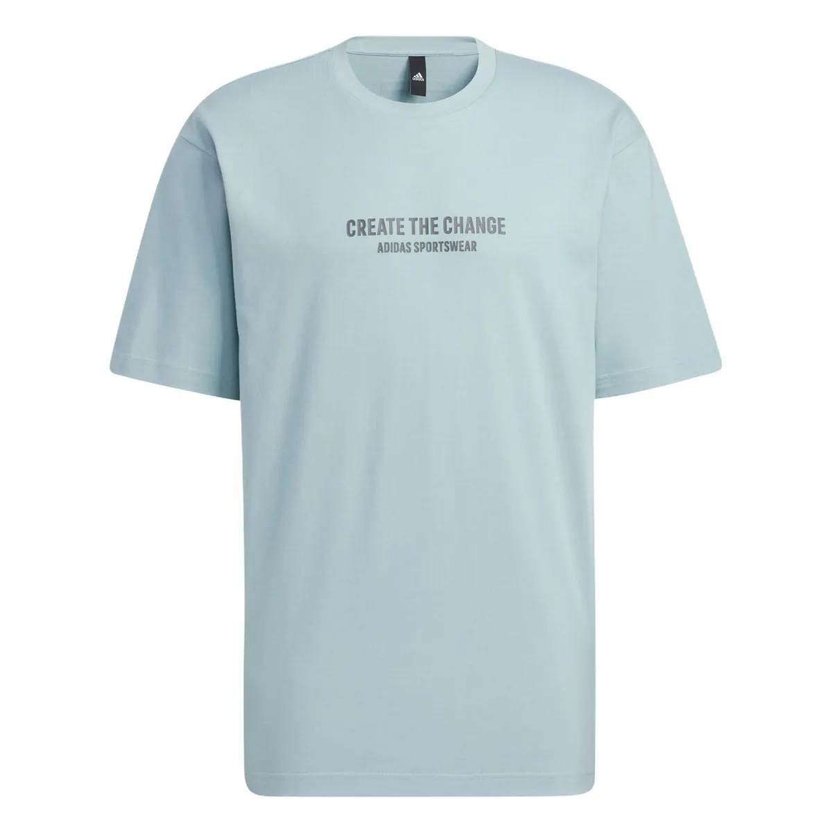 Adidas T-Shirts Men's Blue Crew Neck Moderate