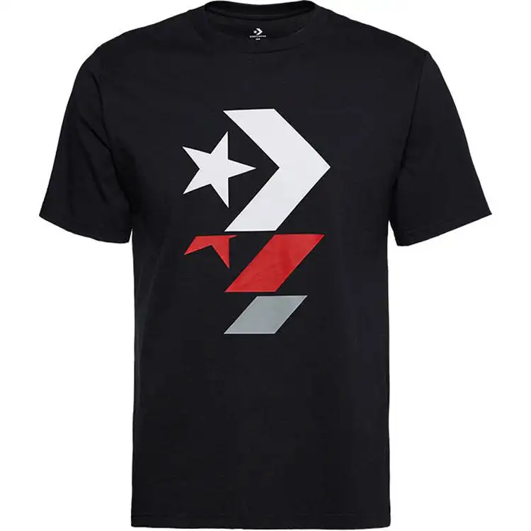Converse Star Chevron T Shirt Men's Black