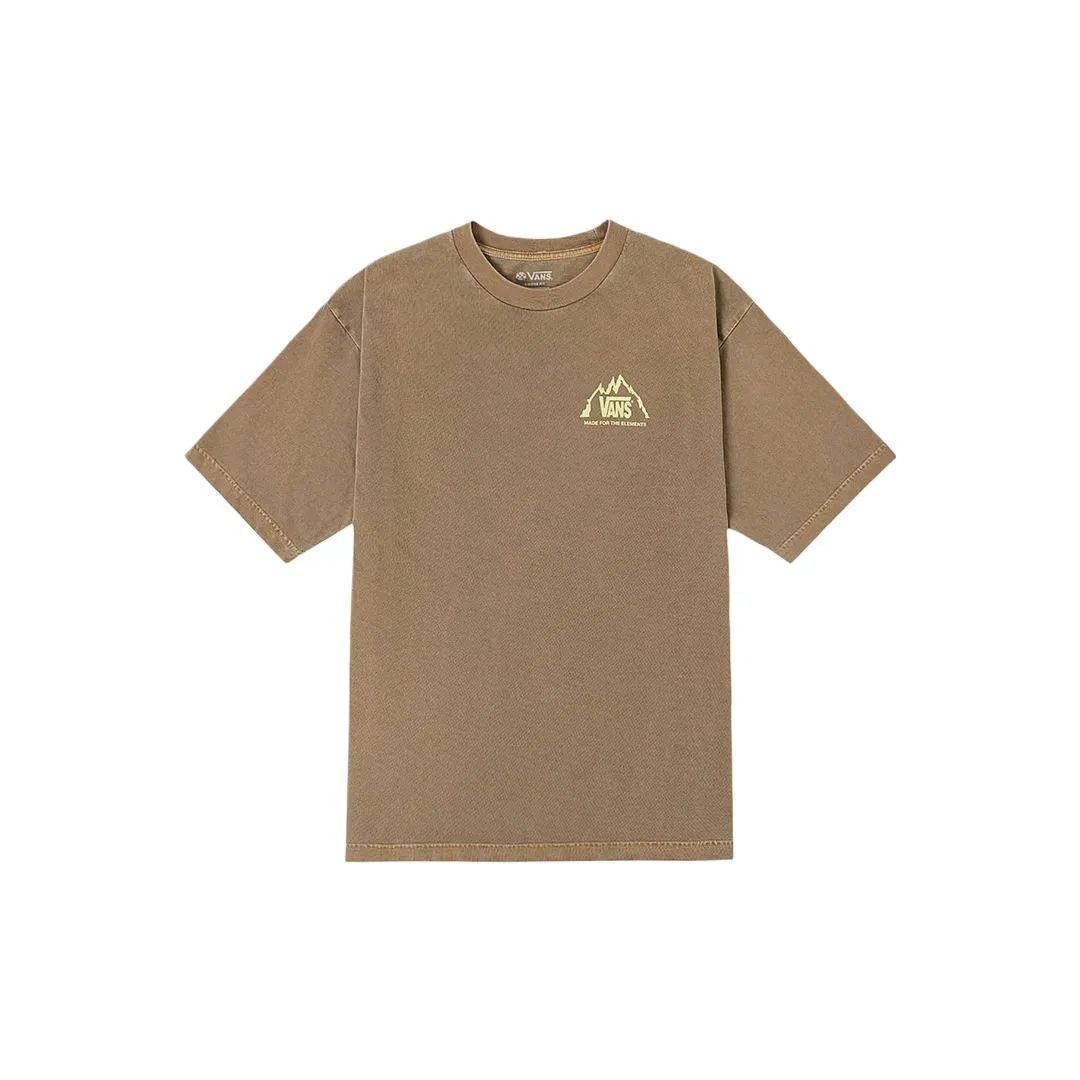 Vans T-Shirts Unisex Brown Crew Neck Moderate
