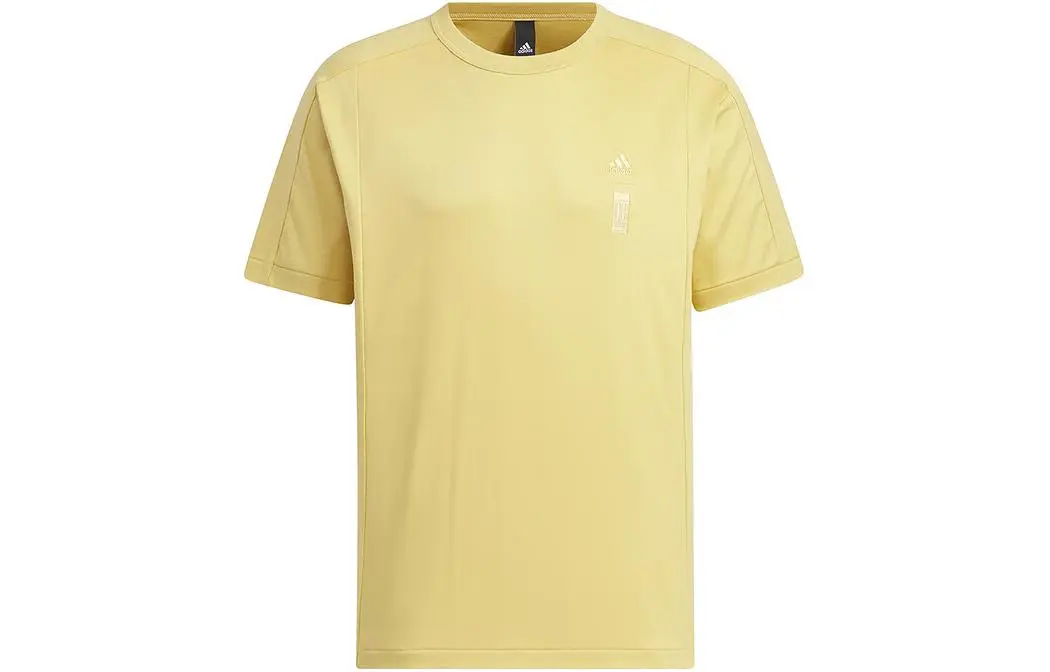 Adidas SS24 T Shirt Men's Yellow
